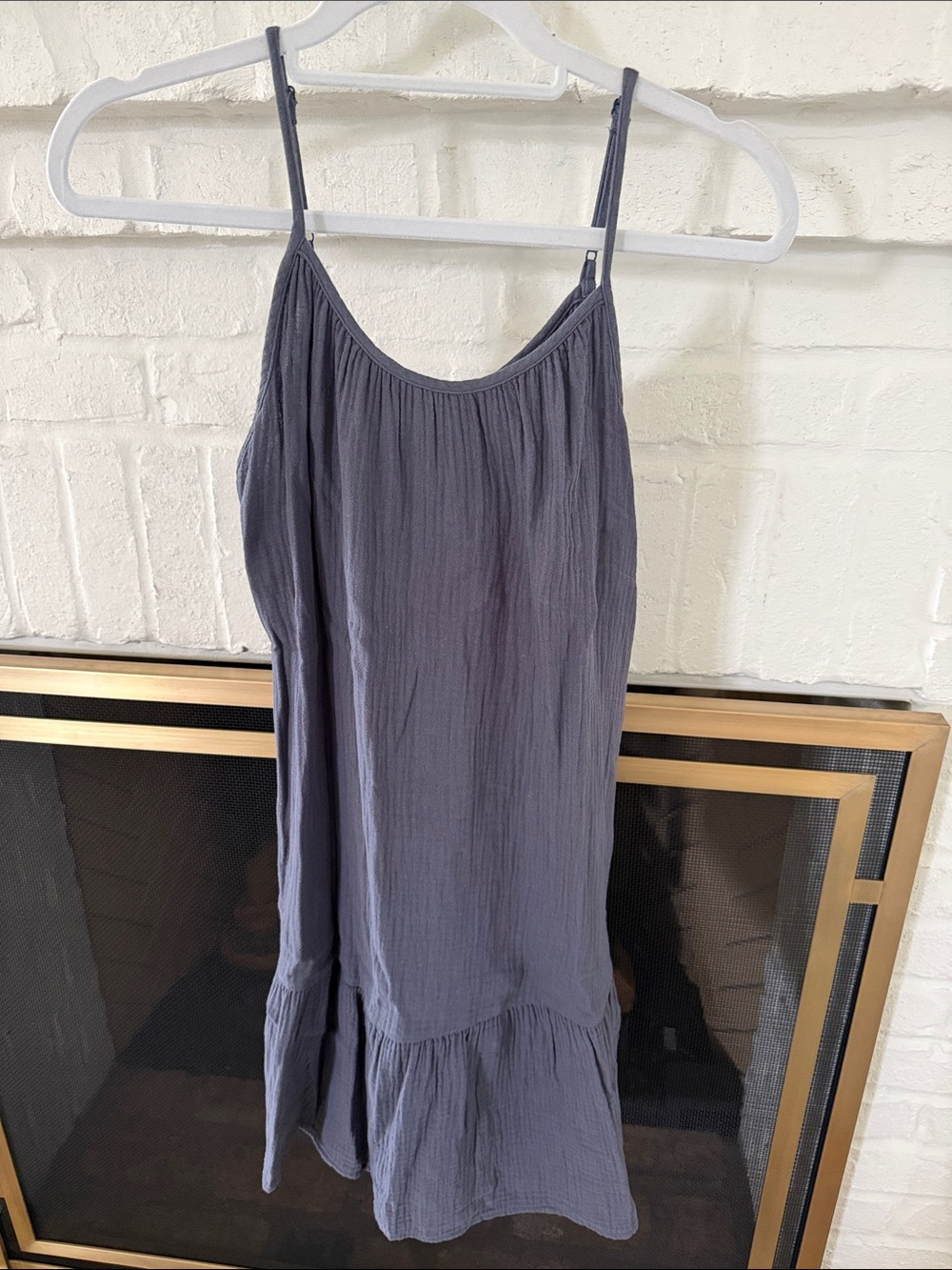 Universal Thread Gray Sleeveless Slip Dress